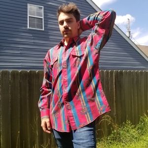 Vintage Button-Down Shirt by Wrangler